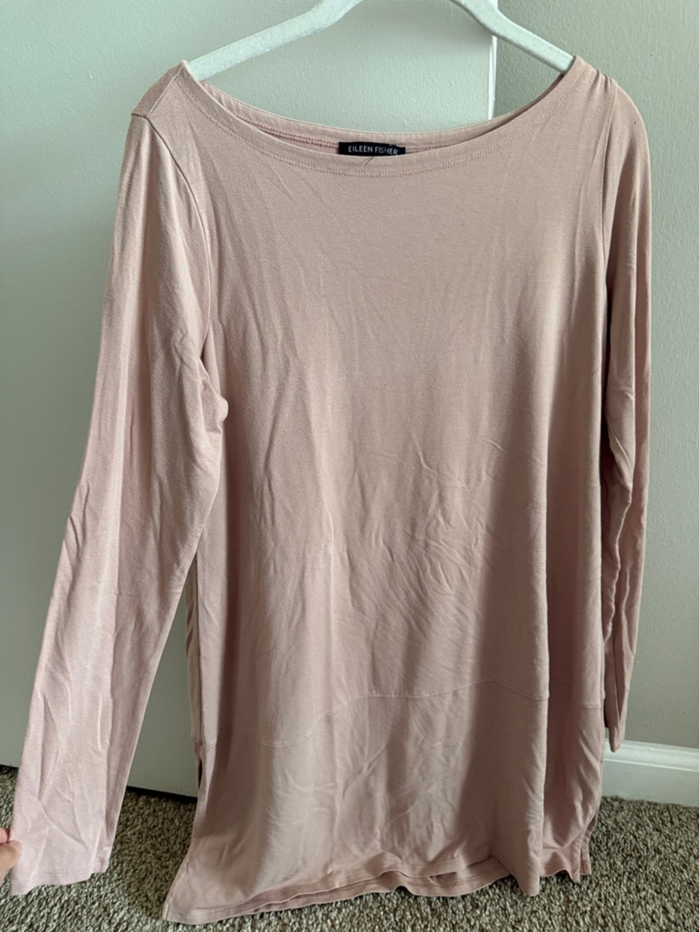 Blush Pink Eileen Fisher Shirt